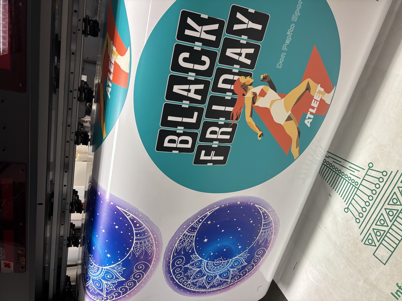 Stickers Black Friday impresora