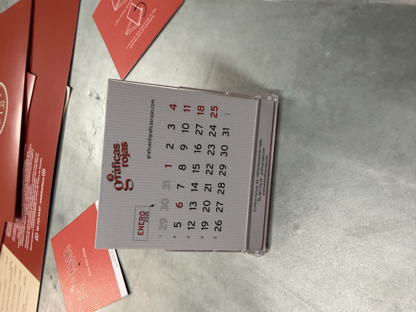 Calendari sobretaula GR
