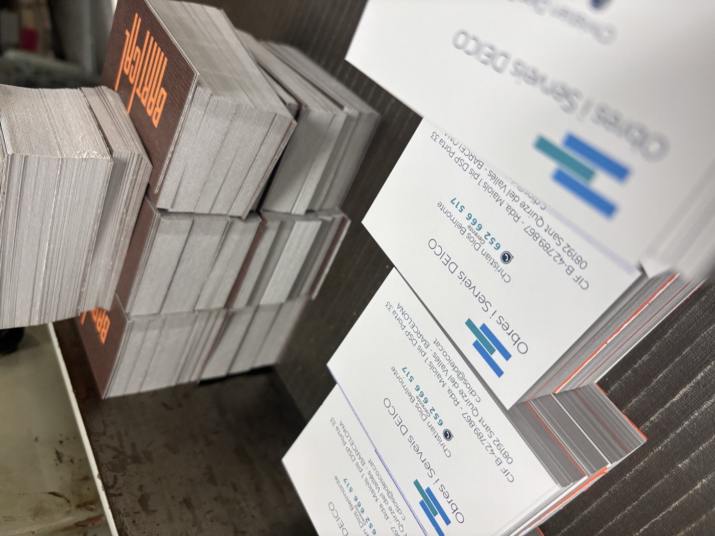 Targetes de visita DEICO